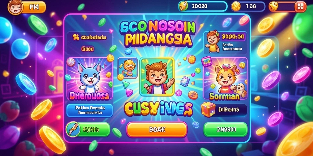 Berbagai karakter unik untuk dipilih dan dimainkan.