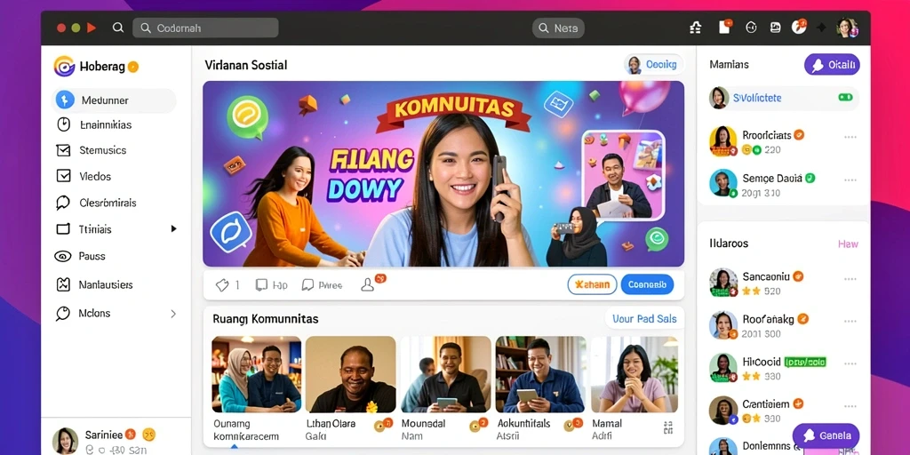 Tangkapan layar memperlihatkan fitur multiplayer yang menarik.