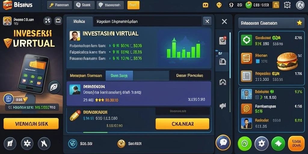 Grafik yang cerah dan penuh warna.