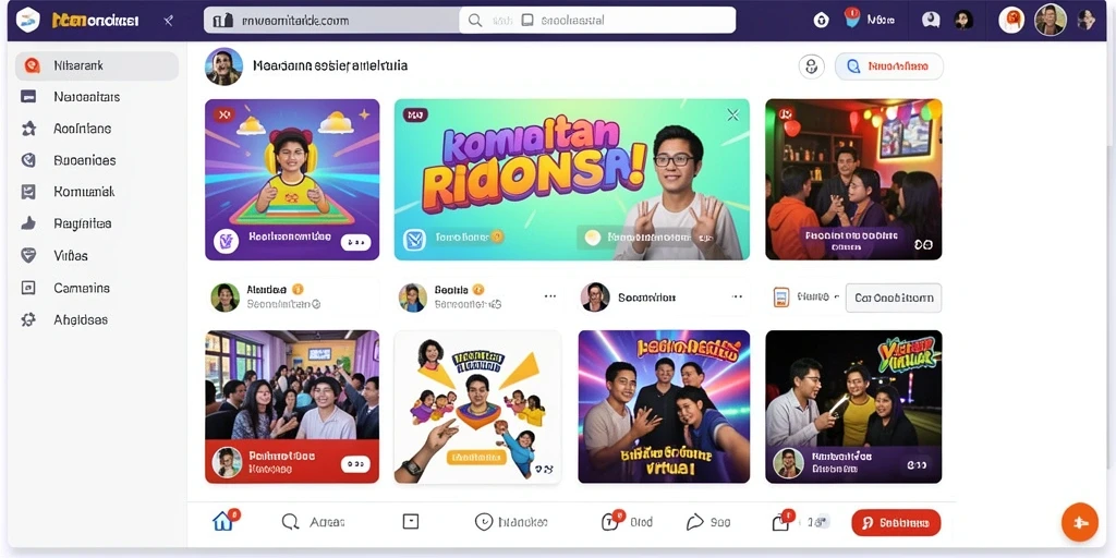 Tangkapan layar fitur mode permainan yang menarik.