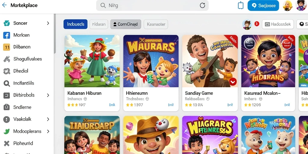 Tangkapan layar ketiga menunjukkan sistem hadiah dalam permainan.